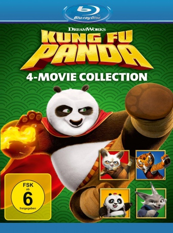 Kung Fu Panda - 1-4 Collection [4xBlu-Ray]