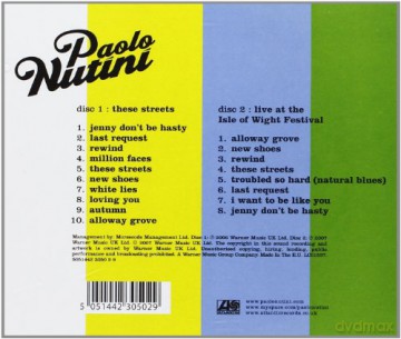 Paolo Nutini: These Streets - Festival Edition [2CD]
