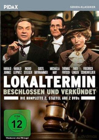 Lokaltermin, Staffel 2: Beschlossen und verkündet - Die komplette 13-teilige Staffel der humorvollen Gerichtsfilme Krimi-Serie (Pidax-Serien-Klassiker) [DVD]