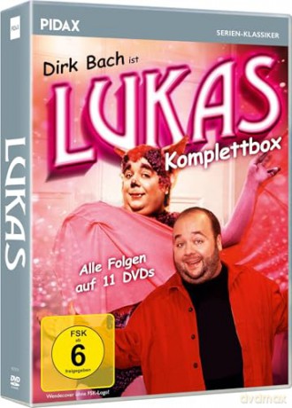 Lukas Komplettbox - Alle 64 Folgen der kultigen ZDF-Sitcom mit Dirk Bach erstmals in einer Box! [DVD]