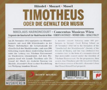 Nikolaus Harnoncourt: Händel/Mozart/Mosel: Timotheus oder die Gewalt der Musik [2CD]
