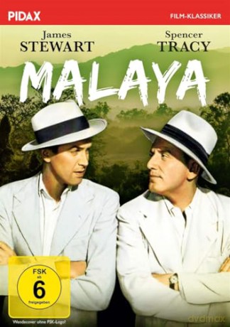 Malaya: Spannendes Kriegsdrama mit Oscar-Preisträgern Spencer Tracy und James Stewart (Pidax Film-Klassiker) [DVD]