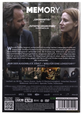 Memory (Pamięć) [DVD]