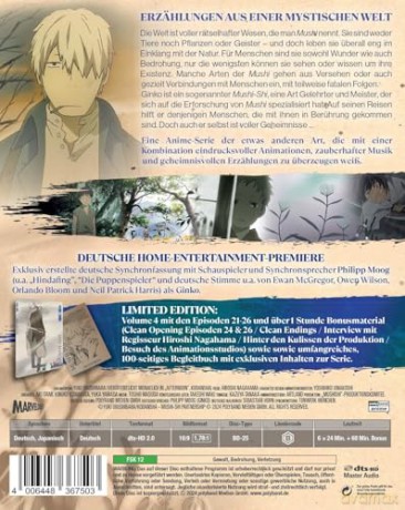 Mushi-Shi - Volume 4 LTD. - Mit Begleitbuch [Blu-Ray]