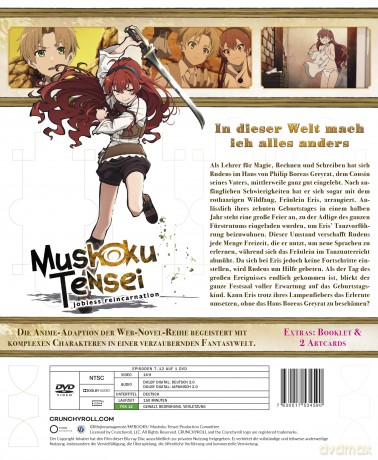 Mushoku Tensei: Jobless Reincarnation - Staffel 1 - Vol.2 - [DVD]