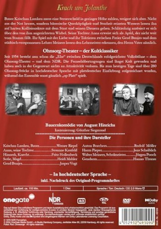 Ohnsorg-Theater Klassiker: Krach um Jolanthe [DVD]