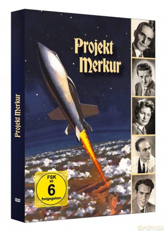 PROJEKT MERKUR (Science Fiction - Aus den DDR-TV Archiven) - Limited Edition Auflage: 500 Stück - Ein TV-Film von Wolfgang Luderer aus dem Jahr 1960 mit Erik S. Klein und Christine Laszar [DVD]