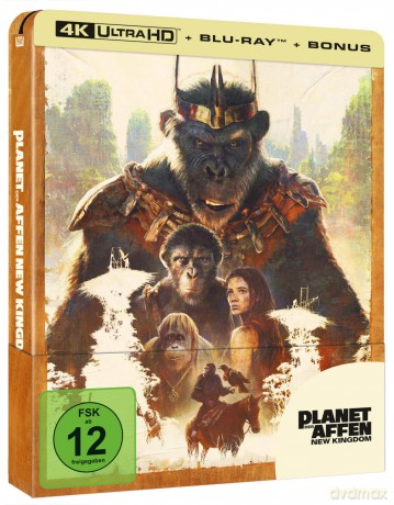 Kingdom of the Planet of the Apes (Królestwo Planety Małp) (steelbook) [Blu-Ray 4K]+[Blu-Ray]