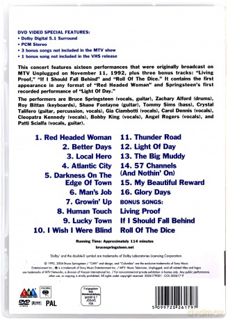 Bruce Springsteen: In Concert - MTV Plugged [DVD]