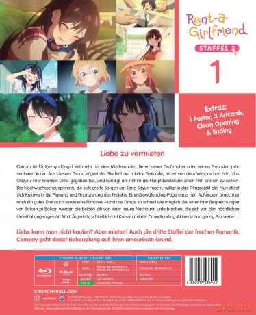 Rent-a-Girlfriend - Staffel 3 - Vol.1 - Blu-ray mit Sammelschuber [Blu-Ray]