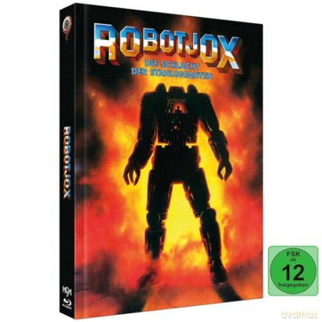 Robot Jox - Die Schlacht der Stahlgiganten - Mediabook - Cover A - 2-Disc Limited Collector's Edition Nr. 79 + Bonusfilm: Robot Jox 2 - Limited Edition auf 450 Stück (+ Bonus-Blu-ray) [Blu-Ray]