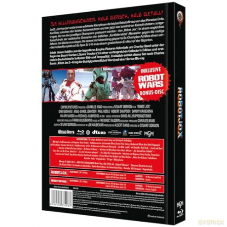 Robot Jox - Die Schlacht der Stahlgiganten - Mediabook - Cover A - 2-Disc Limited Collector's Edition Nr. 79 + Bonusfilm: Robot Jox 2 - Limited Edition auf 450 Stück (+ Bonus-Blu-ray) [Blu-Ray]