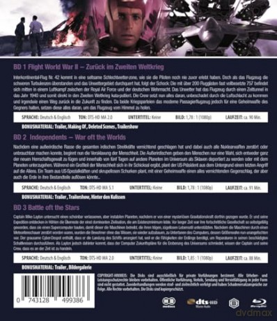 SCIENCE-FICTION BLU-RAY BUNDLE NR. 2 (3 BLU-RAYS) [Blu-Ray]