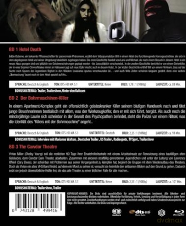 SLASHER BLU-RAY BUNDLE NR. 2 (3 BLU-RAYS) [Blu-Ray]