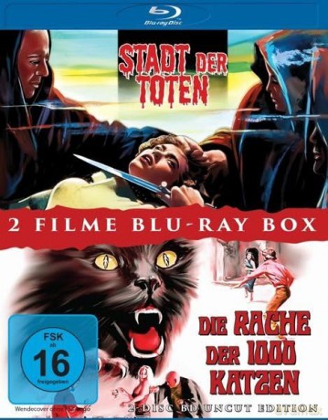 STADT DER TOTEN + DIE RACHE DER 1000 KATZEN - 2 Disc Uncut Horror BD Box [Blu-Ray]
