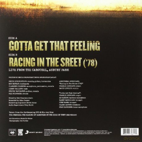 Springsteen Bruce: Gotta Get the Feeling-Racing in the Street [Winyl]
