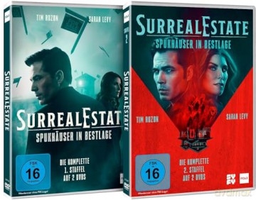 Surreal Estate - Spukhäuser in Bestlage (Gesamtedition) Alle 20 Folgen (Staffel 1+2) der populären Mystery Horror Geisterjäger Serie (OT: SurrealEstate) [DVD]