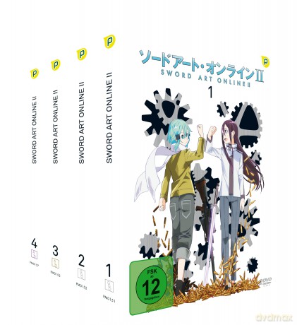 Sword Art Online - Staffel 2 - Gesamtausgabe - Bundle - Vol.1-4 - [DVD]