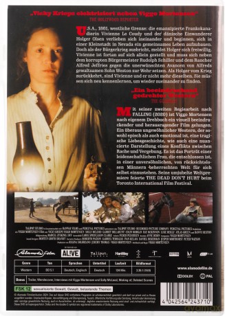 The Dead Don't Hurt [DVD]