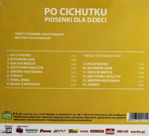 Różni Wykonawcy: Po Cichutku piosenki dla dzieci [CD]