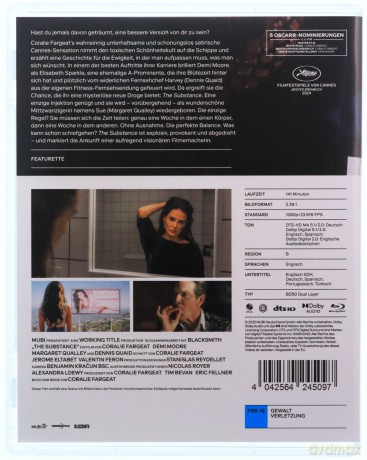 The Substance (Substancja) [Blu-Ray]