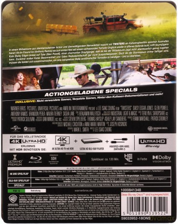Twisters (steelbook) [Blu-Ray 4K]+[Blu-Ray]