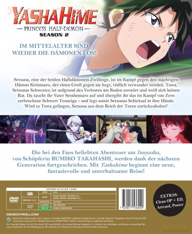 Yashahime Princess Half-Demon - Staffel 2 - Vol.1 - [DVD]