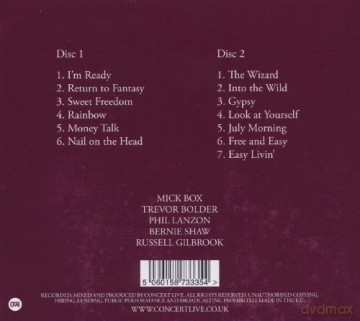 Uriah Heep: Official Bootleg 2011 [2CD]