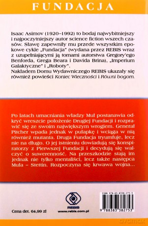Druga Fundacja. Fundacja (Tom 8) - Isaac Asimov [KSIĄŻKA]