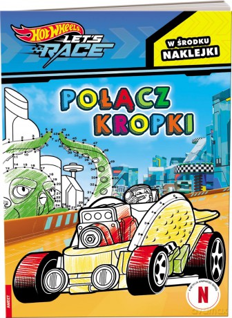 Hot Wheels Let's Race połącz kropki SPCS-1601 [KSIĄŻKA]