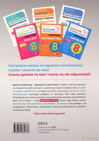 Język polski. Repetytorium. Egzamin ósmoklasisty 2025 [KSIĄŻKA]