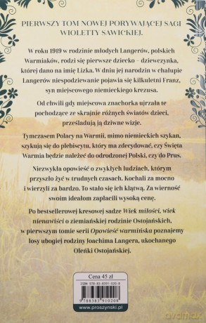 Klątwa Langerów. Opowieść warmińska (Tom 1) - Wioletta Sawicka [KSIĄŻKA]