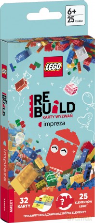 LEGO Books Rebuild karty wyzwań Impreza ACP-6601 [KSIĄŻKA]
