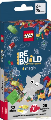 LEGO Books Rebuild karty wyzwań Magia ACP-6604 [KSIĄŻKA]