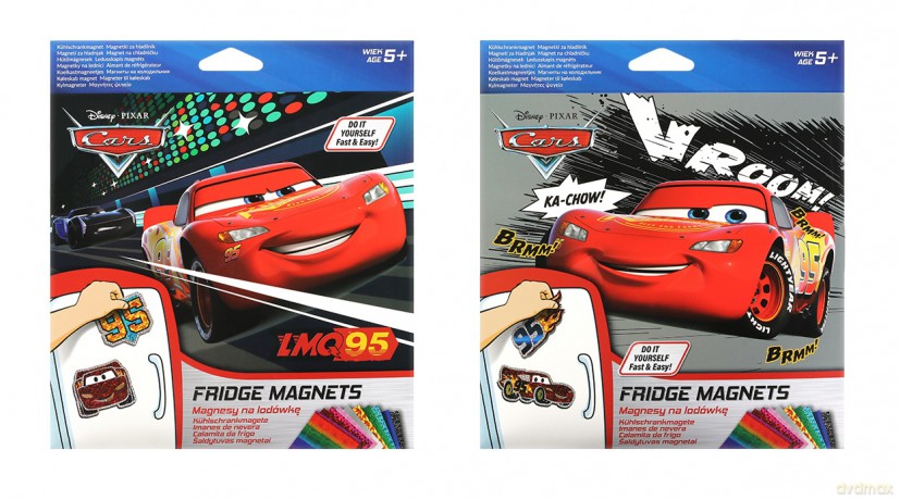 Magnes na lodówkę Cars 1szt.mix
