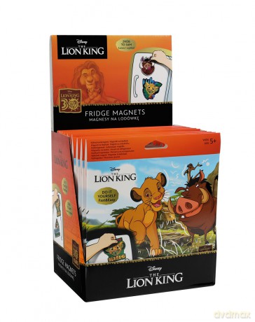 Magnes na lodówkę Lion king 1szt.mix