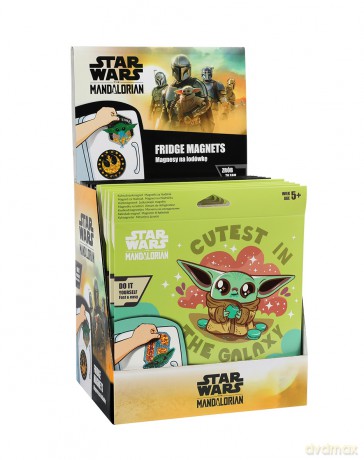 Magnes na lodówkę Mandalorian 1szt.mix