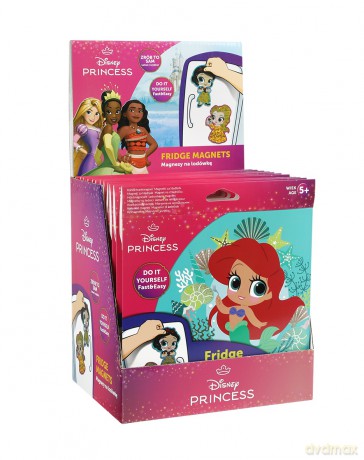 Magnes na lodówkę Princess 1szt.mix