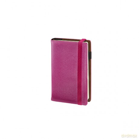 Notes różowy A6 na gumkę kratka N41B-60