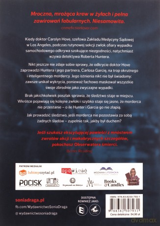 Obserwator śmierci. Robert Hunter (Tom 13) - Chris Carter [KSIĄŻKA]