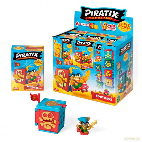 Piratix Golden Treasure Fortress 1 szt. mix [FIGURKA]