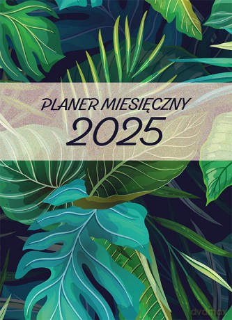 Planer 2025 miesięczny duży 1liście [KALENDARZ]