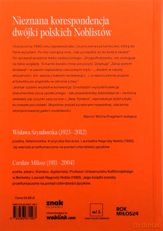 Pod dyskretną opieką Wielkich Mocy. Listy i nie tylko - Wisława Szymborska, Czesław Miłosz [KSIĄŻKA]