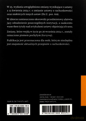 Ustawa o rachunkowości [KSIĄŻKA]