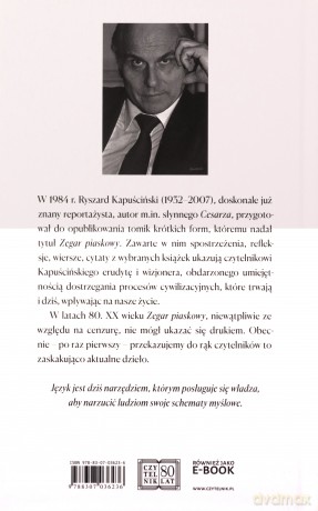 Zegar piaskowy - Ryszard Kapuściński [KSIĄŻKA]