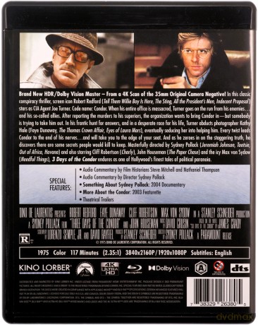 Three Days of the Condor (Trzy dni Kondora) [Blu-Ray 4K]+[Blu-Ray]