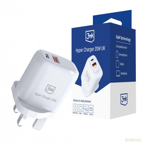 Accessories - 3mk Hyper Charger 20W UK