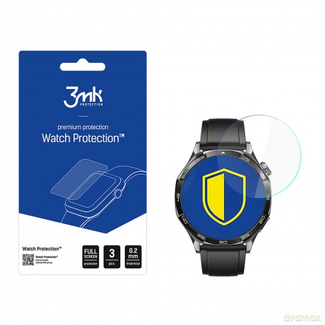 Szkło Hybrydowe do Huawei Watch GT 5 Active 46mm - 3mk Watch Protection FlexibleGlass