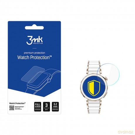Szkło Hybrydowe do Huawei Watch GT5 Pro 42mm - 3mk Watch Protection FlexibleGlass