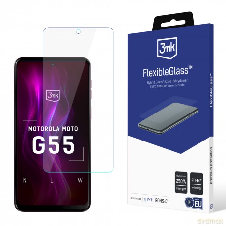 Szkło Hybrydowe do Motorola Moto G55 5G - 3mk FlexibleGlass